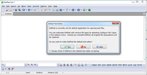 EditPad Lite Main Interface