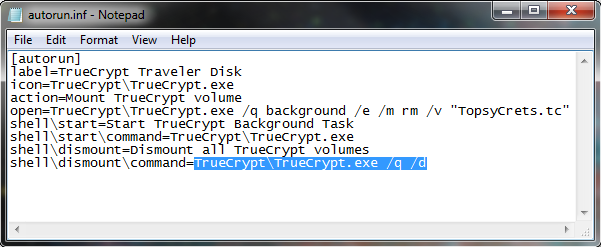TrueCrypt AutoInf
